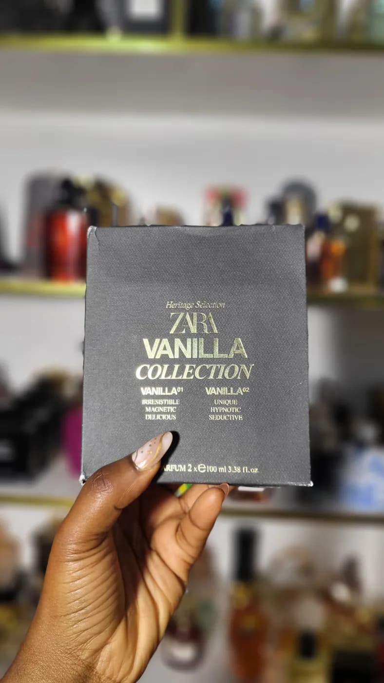 Zara Vanilla Collection Gift Set Eau de Parfum bottle